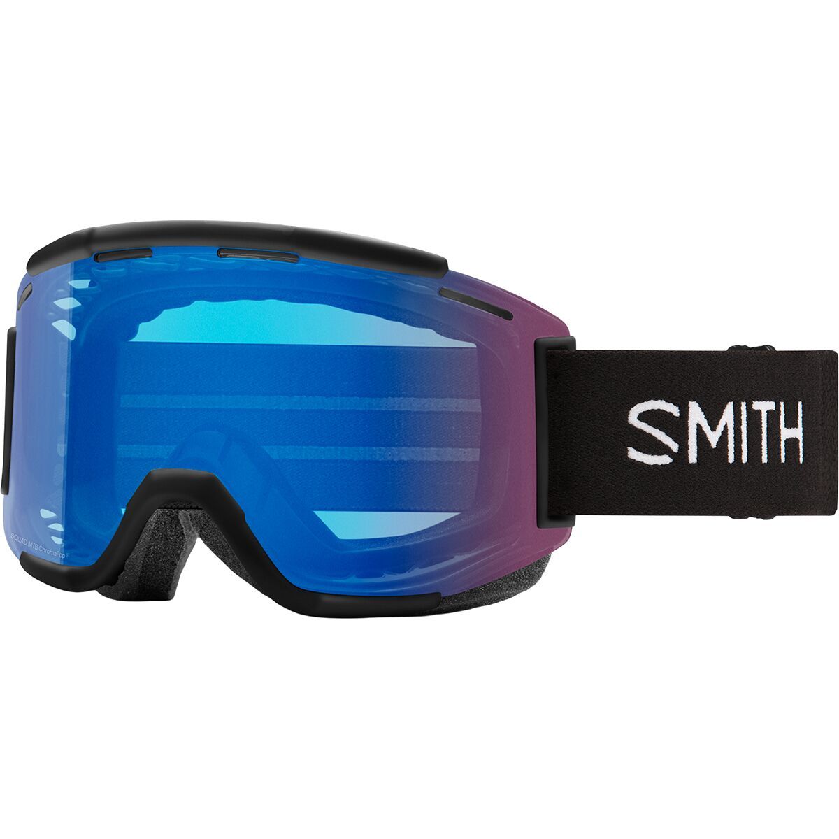 Smith Squad MTB ChromaPop Goggles Black/ChromaPop Contrast Rose Flash, One Size