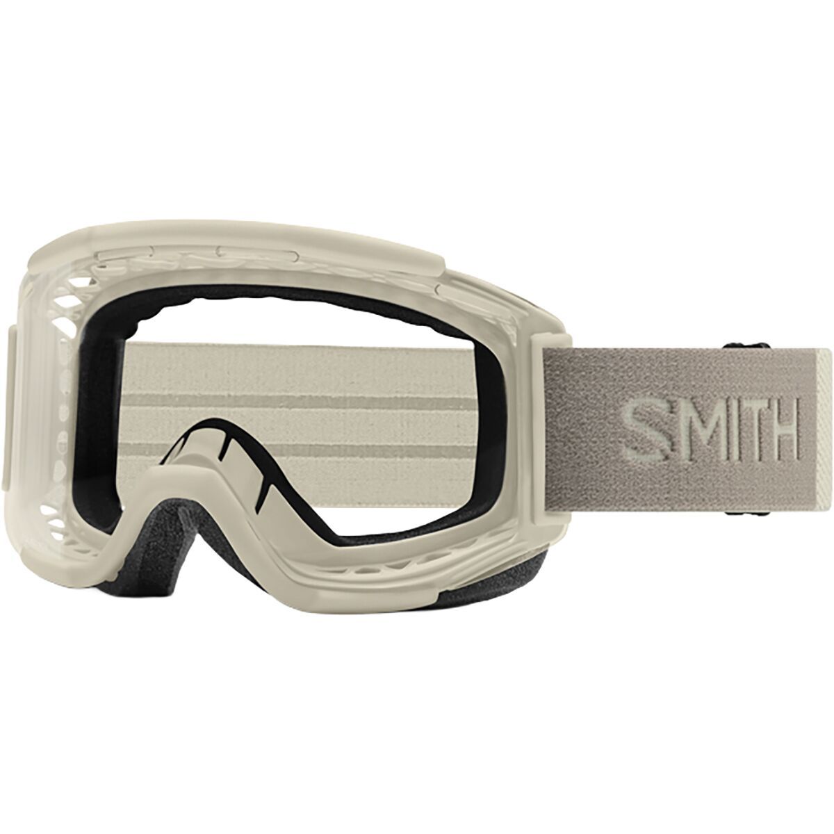 Image of Smith Squad MTB ChromaPop Goggles White/Clear AF, One Size