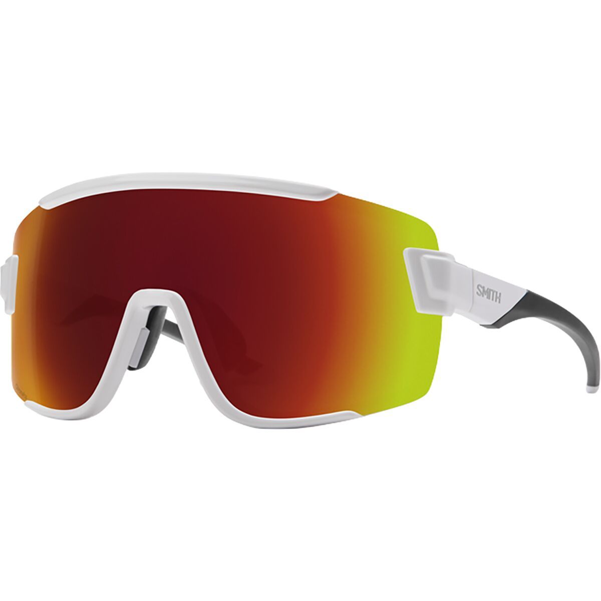 Smith Wildcat ChromaPop Sunglasses White/ChromaPop Red Mirror, One Size