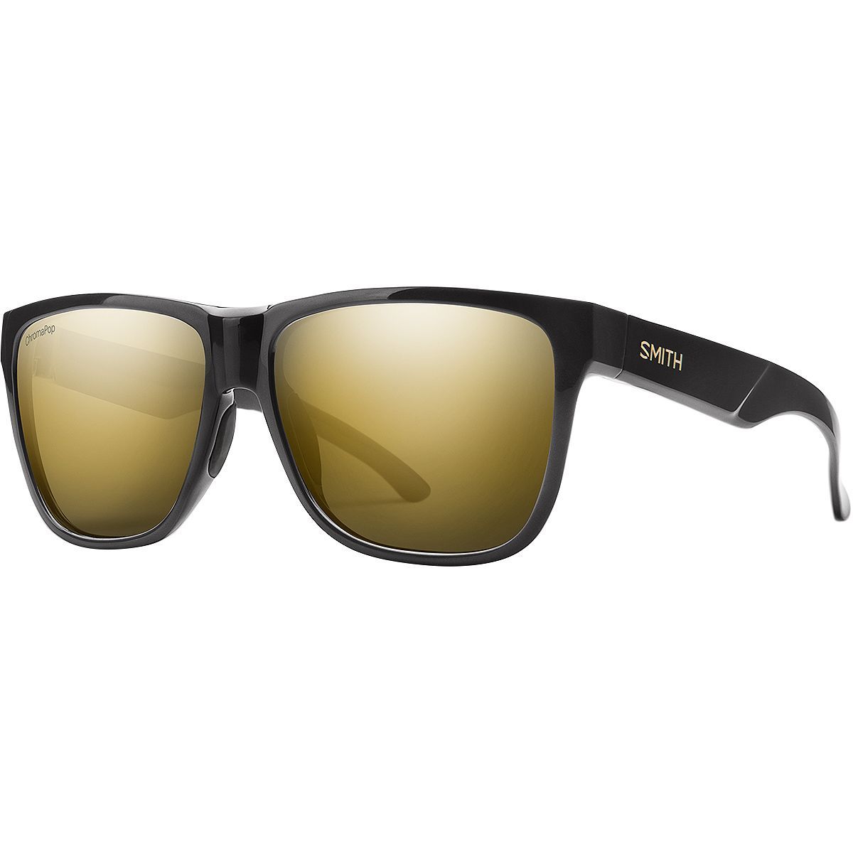 Image of Smith Lowdown XL 2 ChromaPop Polarized Sunglasses Black Gold/Black Gold Polarized, One Size