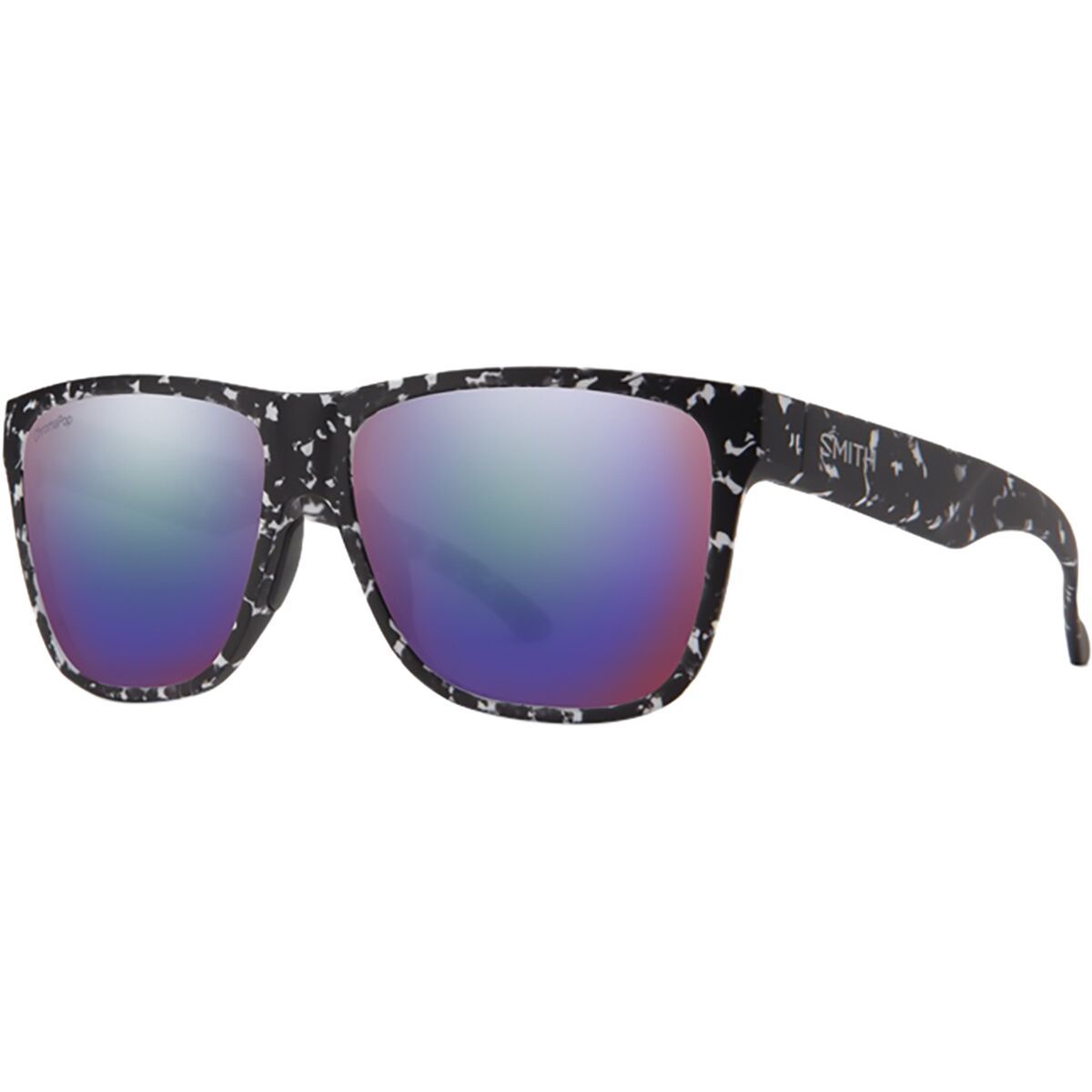 Smith Lowdown XL 2 ChromaPop Polarized Sunglasses Matte Black Marble, One Size