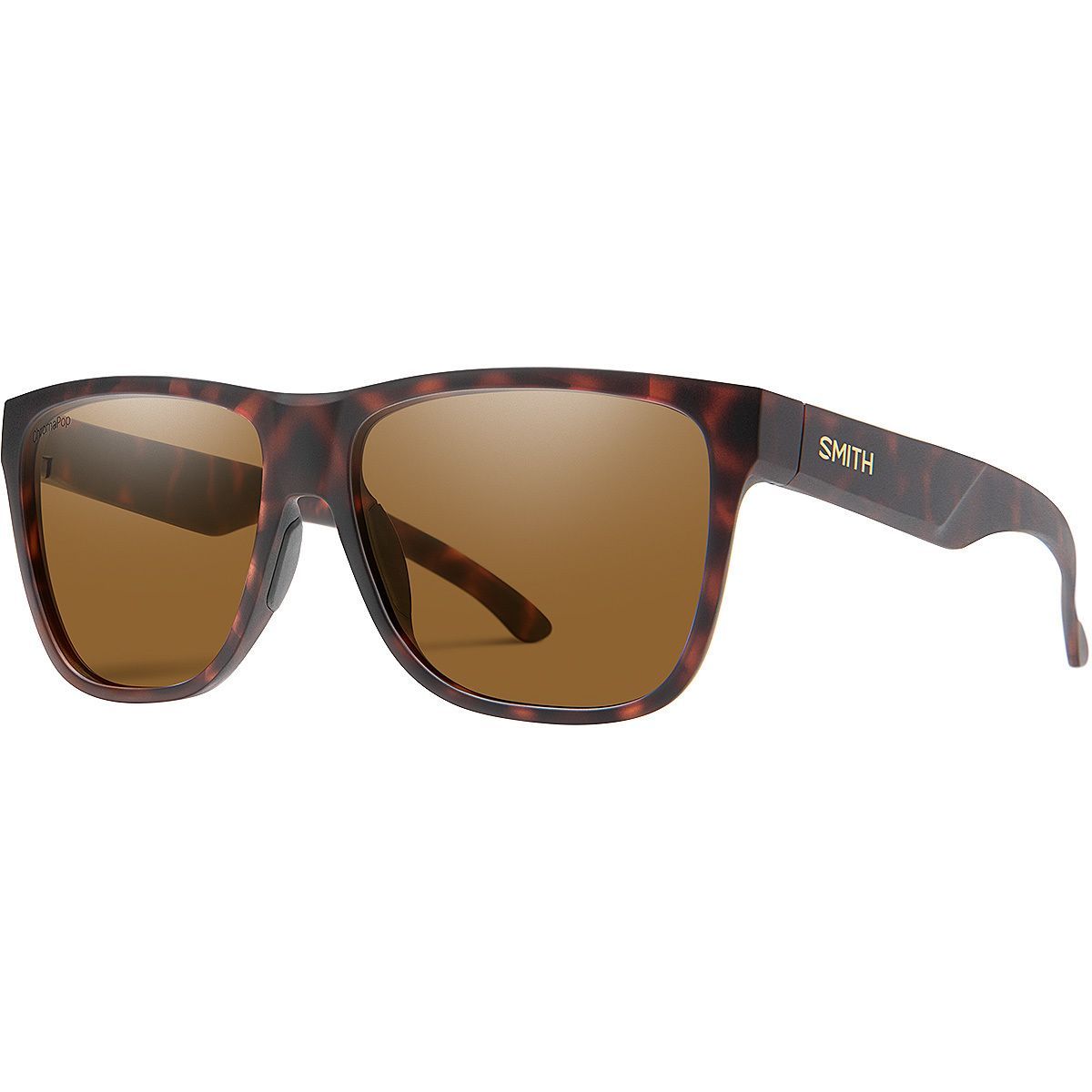 Image of Smith Lowdown XL 2 ChromaPop Polarized Sunglasses Matte Tortoise/Brown Polarized, One Size