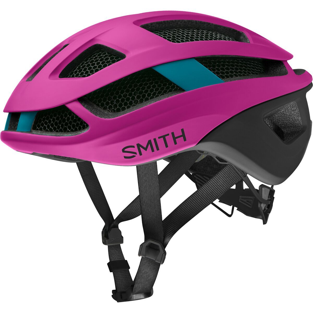 Smith Trace Mips Helmet Matte Hibiscus/Black/Teal, M