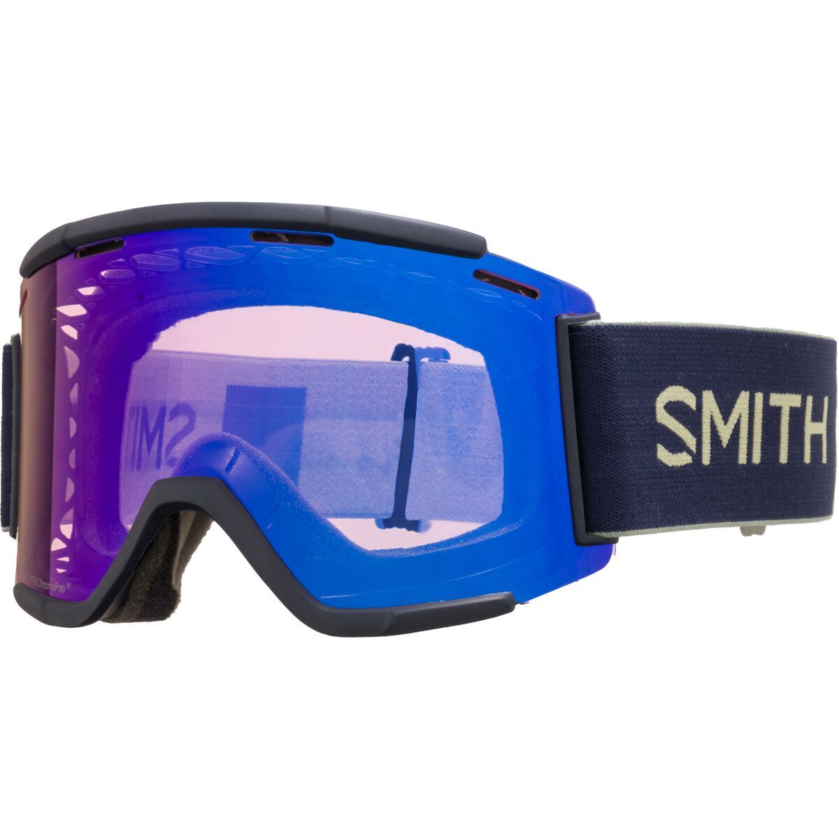 Smith Squad XL MTB ChromaPop Goggles Midnight Navy/Sage Brush, One Size
