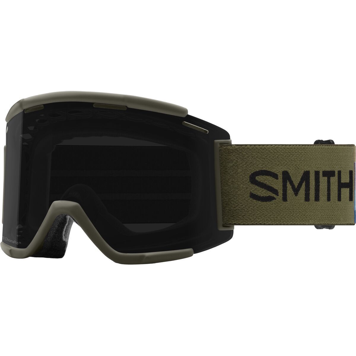 Image of Smith Squad XL MTB ChromaPop Goggles Trail Camo/ChromaPop Sun Black, One Size