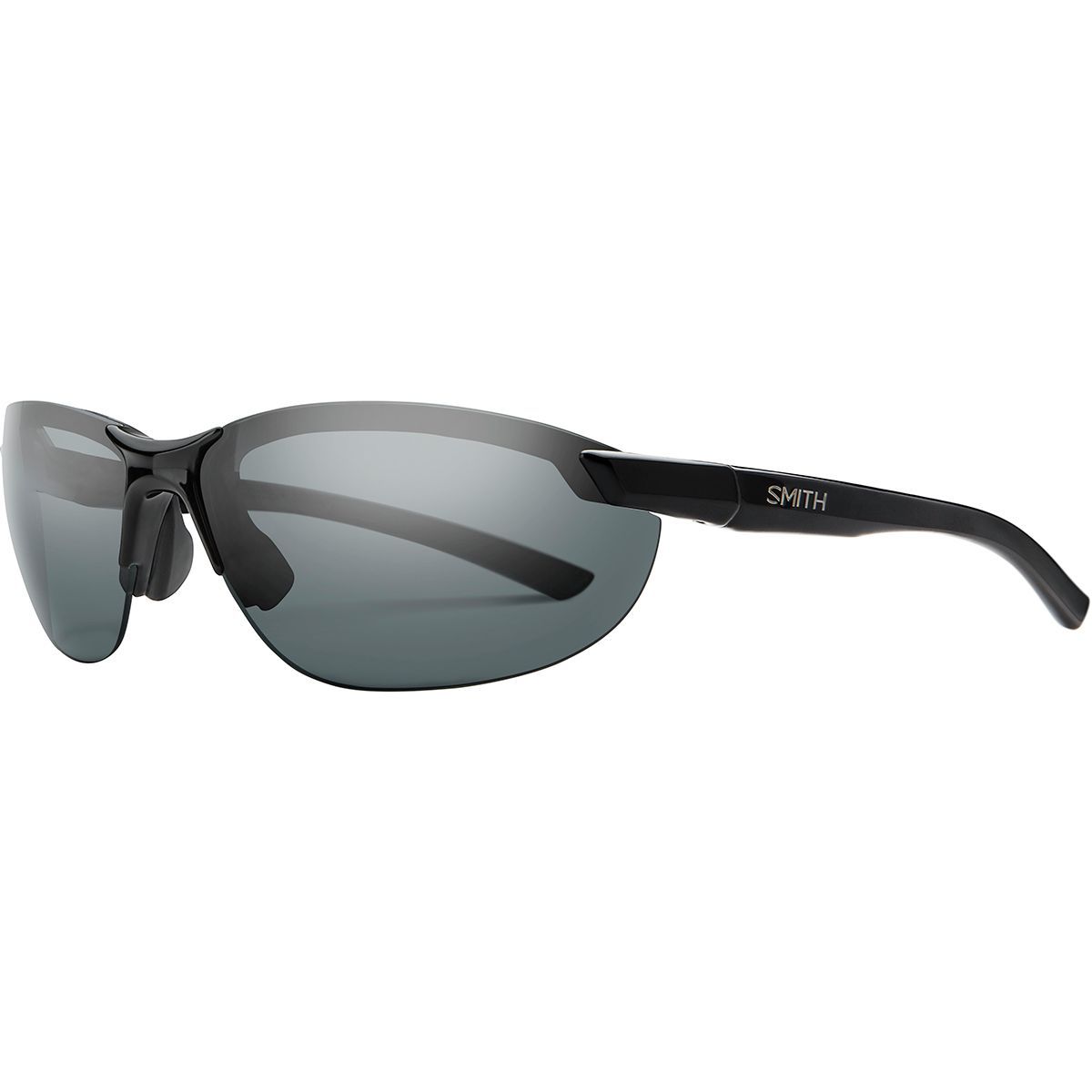 Smith Parallel 2 Polarized Sunglasses Black Frame/Gray Polarized, One Size