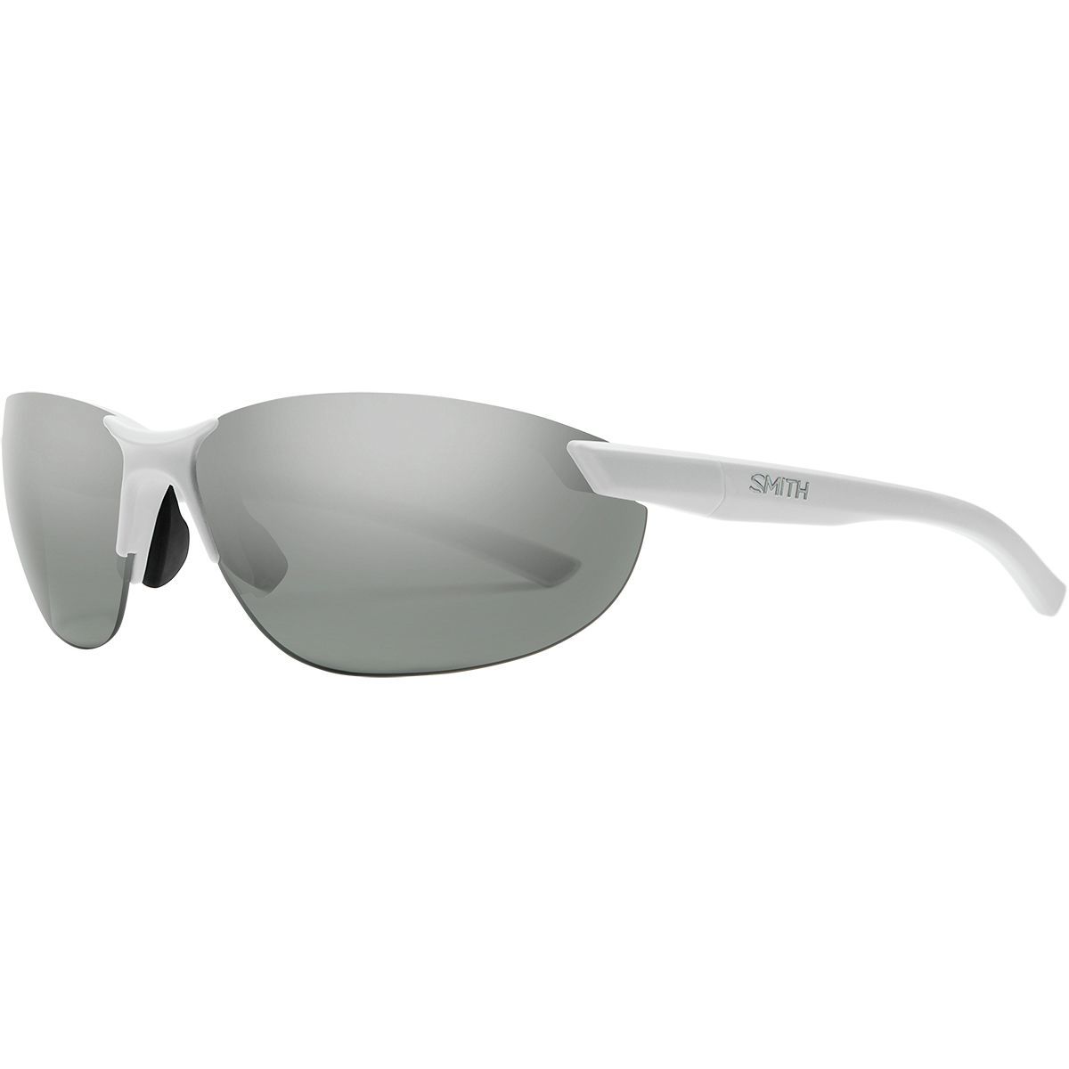 Smith Parallel 2 Polarized Sunglasses Matte White Frame, One Size