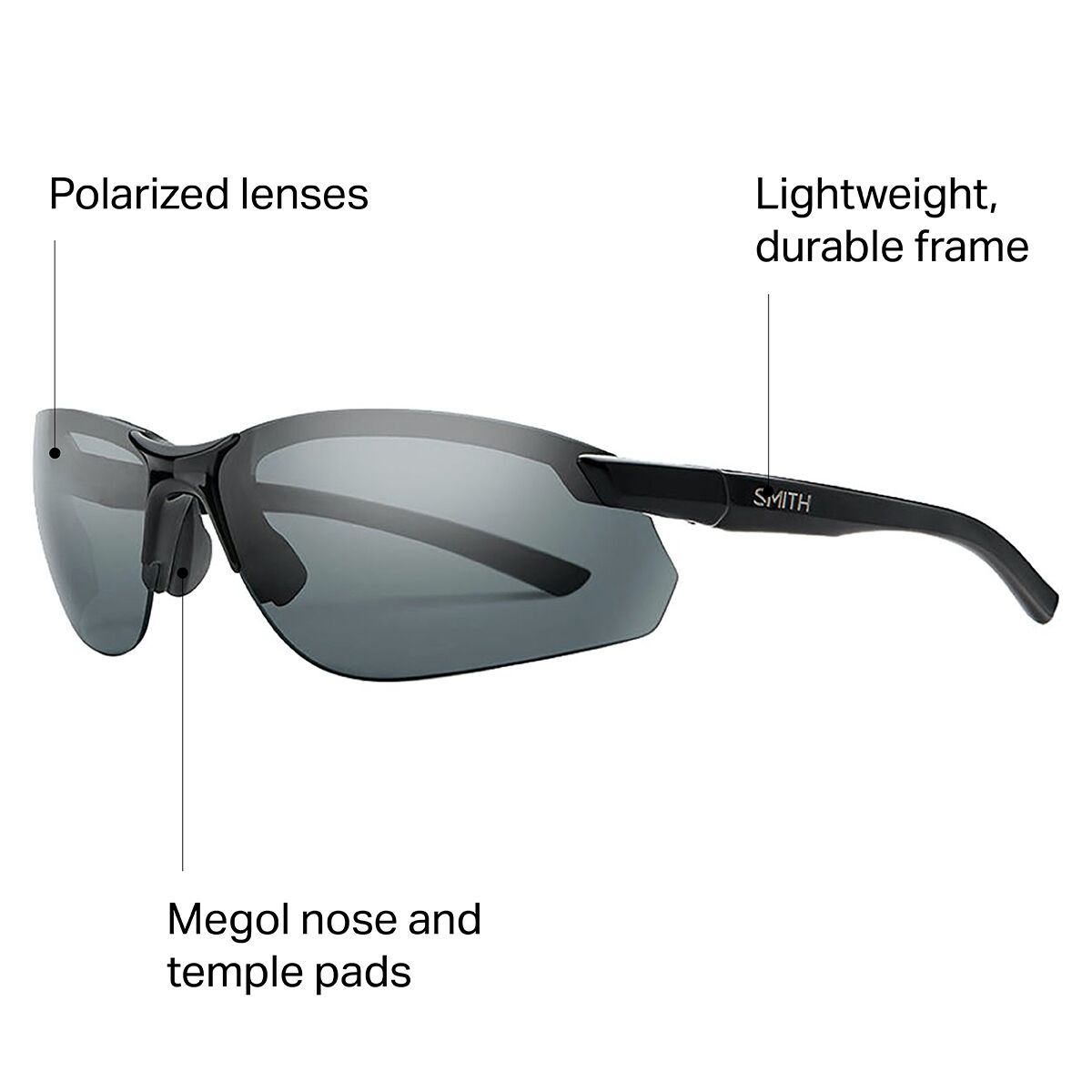 Smith Parallel Max 2 Polarized Sunglasses Accessories