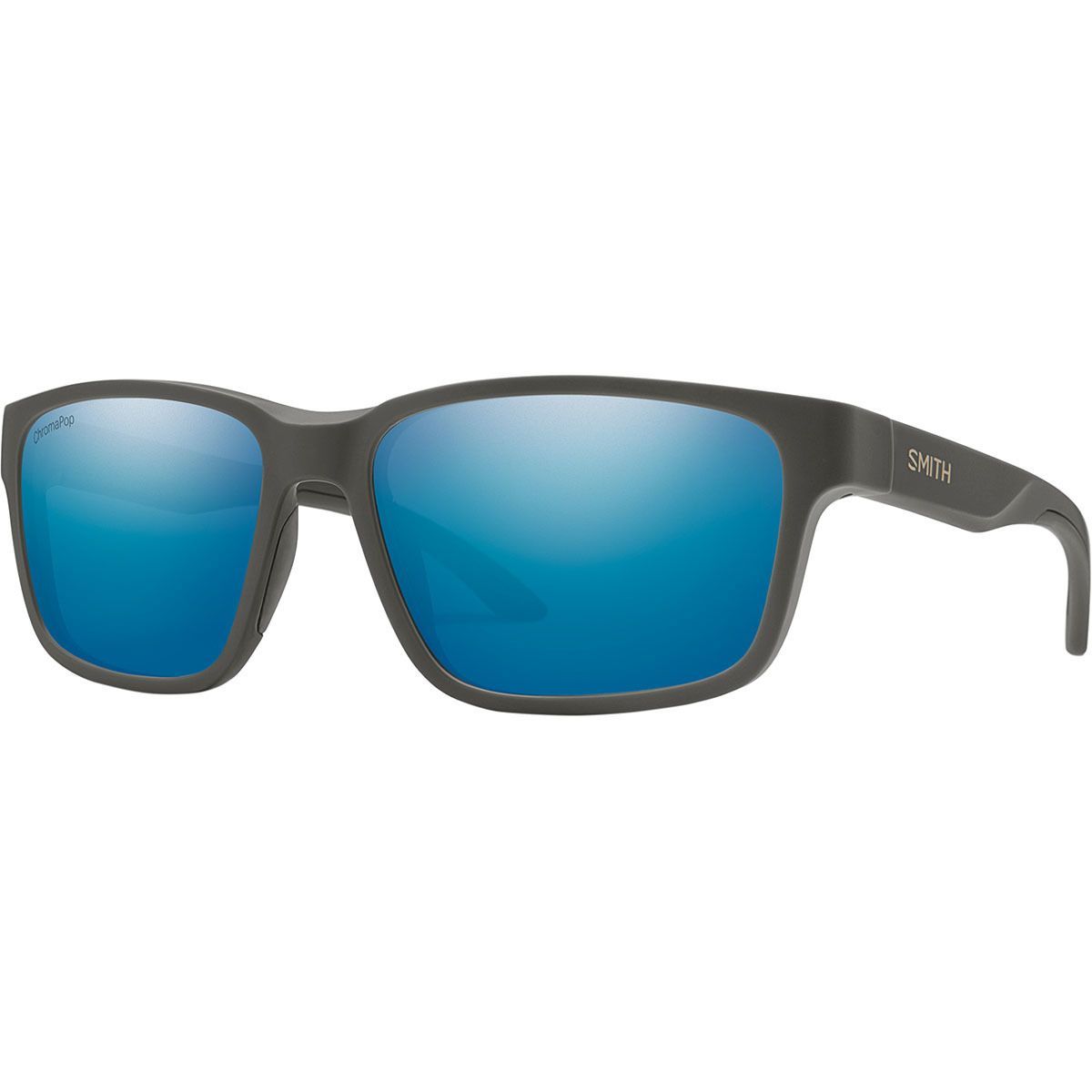 Smith Basecamp ChromaPop Polarized Sunglasses Matte Gravy/Blue Mirror Polarized, One Size