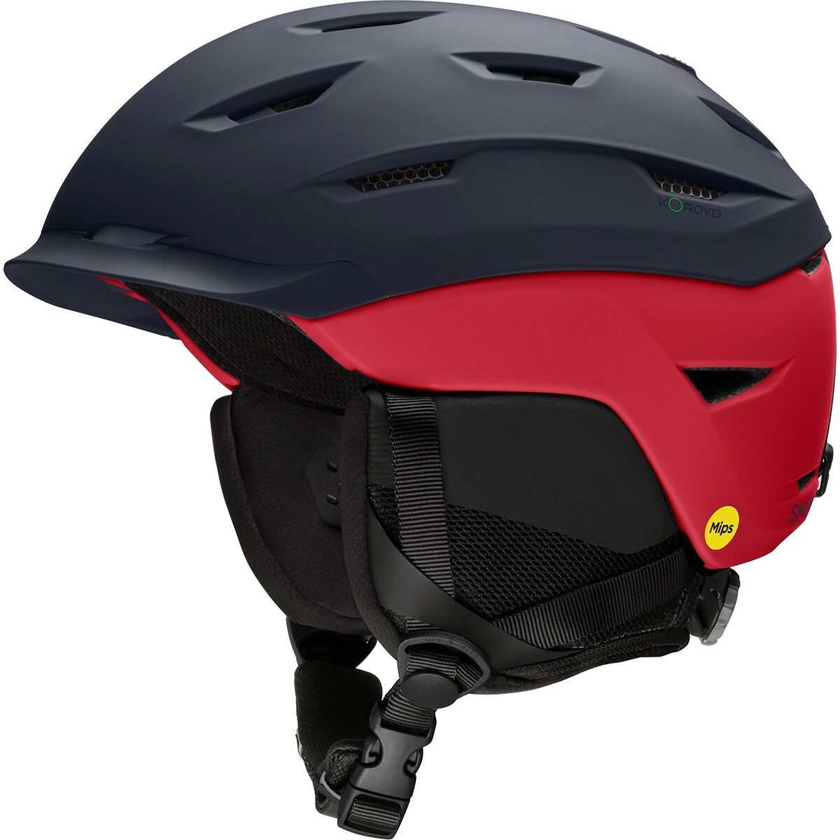 Image of Smith Level Mips Helmet Matte Midnight Navy/Crimson, S