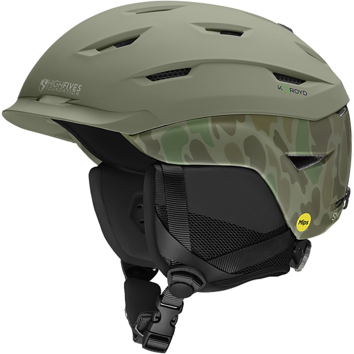 Image of Smith Level Mips Helmet Matte High Fives, L