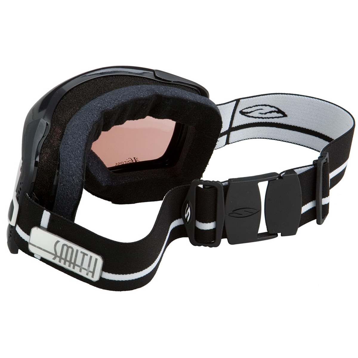 Smith Heiress Black White Skiing Snowboarding Googles Gorpcore / Winter Smith Optics Squad XL ChromaPop Snow Goggles w/ Bonus Lens  main image 3