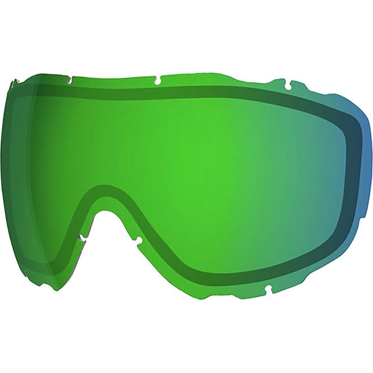 Image of Smith Prophecy Turbo Goggles Replacement Lens Chromapop Everyday Green Mirror, One Size