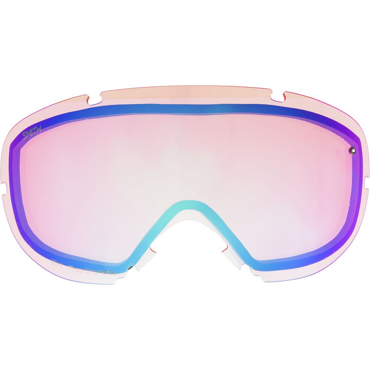 Smith I/O S Goggles Replacement Lens ChromaPop Photochromic Rose Flash, One Size
