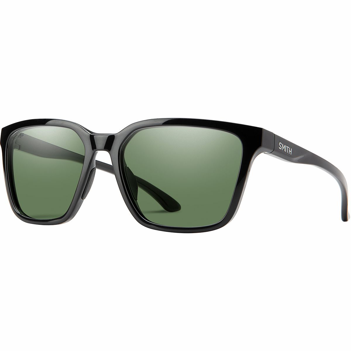 Smith Shoutout ChromaPop Polarized Sunglasses Black-Chromapop Polarized Gray Green, One Size