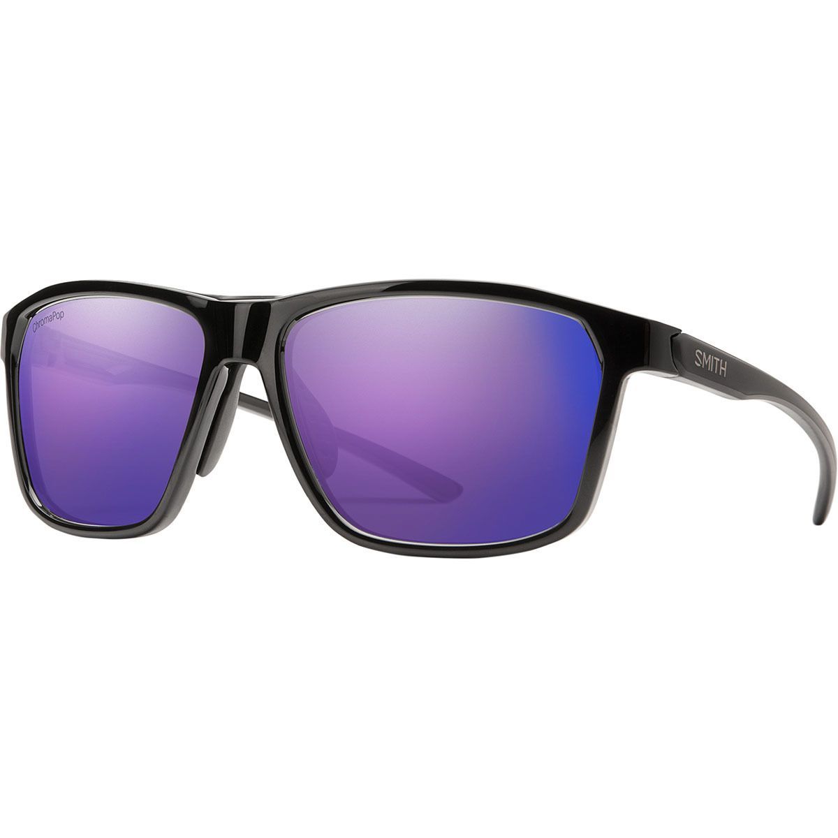 Smith Pinpoint ChromaPop Sunglasses Black Chromapop Violet Mirror, One Size