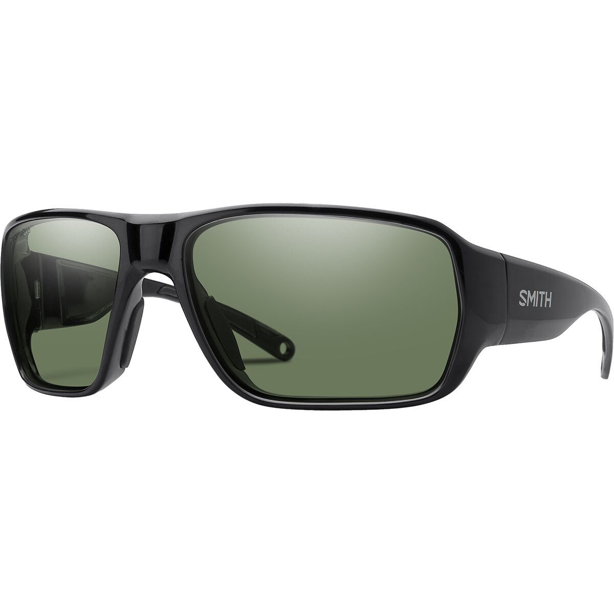 Smith Castaway ChromaPop Glass Polarized Sunglasses Matte Black/Grey Green Polarized, One Size