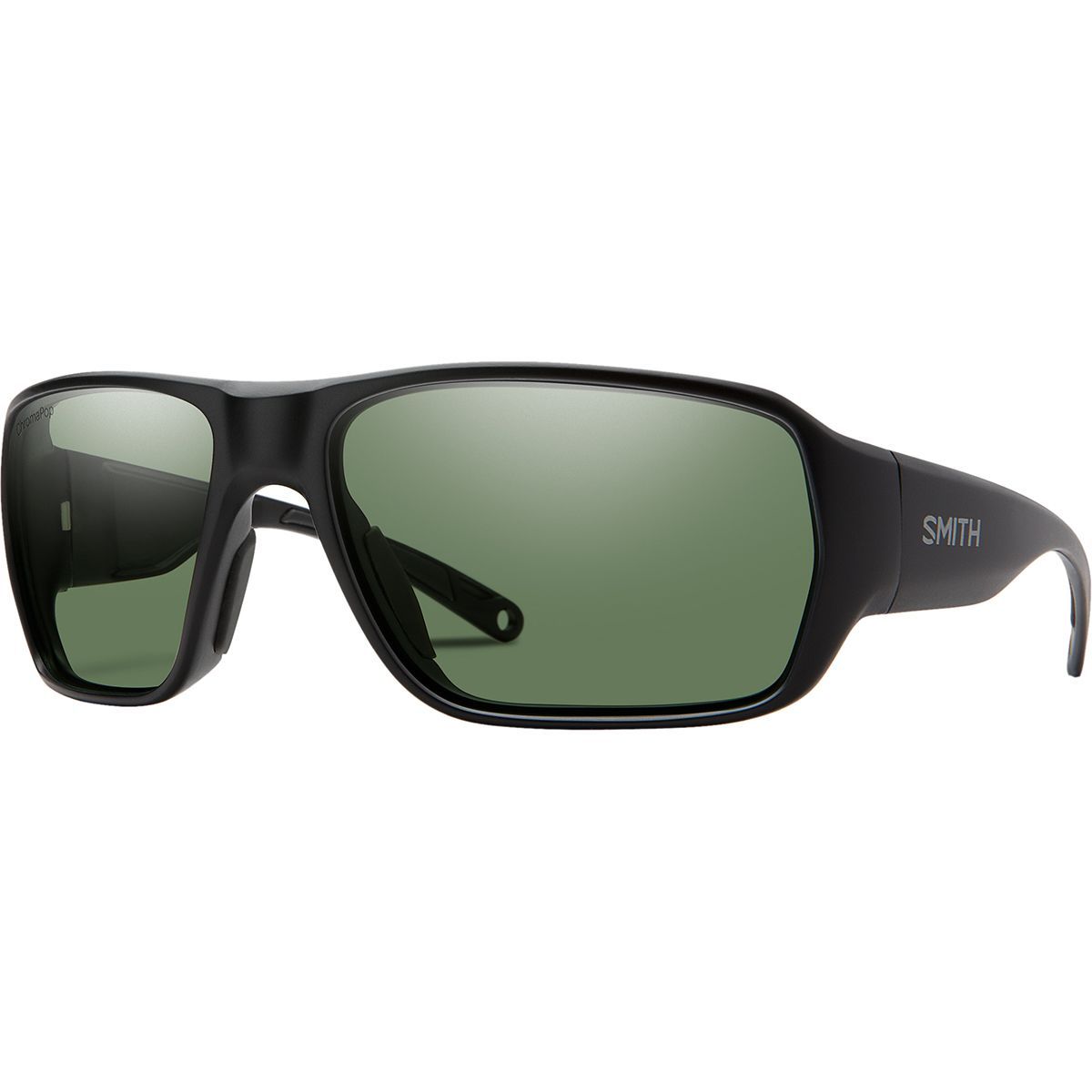 Image of Smith Castaway ChromaPop Polarized Sunglasses Matte Black/Gray Green Polarized, One Size