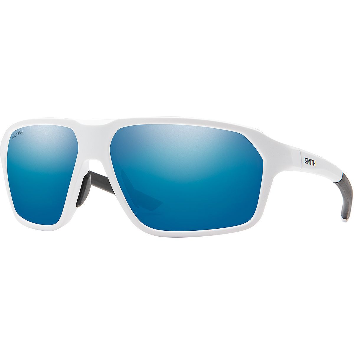 Smith Pathway ChromaPop Polarized Sunglasses Matte White/Blue Mirror Polarized, One Size