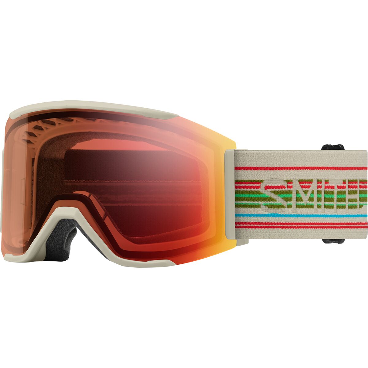 Image of Smith Squad MAG Goggles Chalk Straightline, One Size