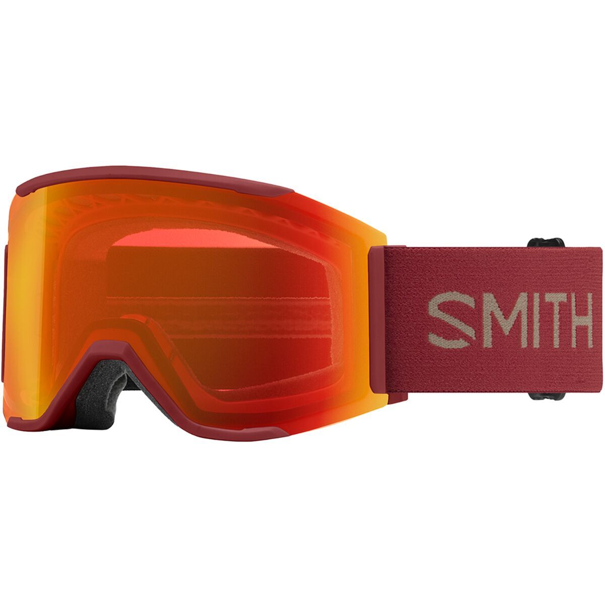 Image of Smith Squad MAG Goggles Ironwood/ChrPop Everyday Red Mir, One Size