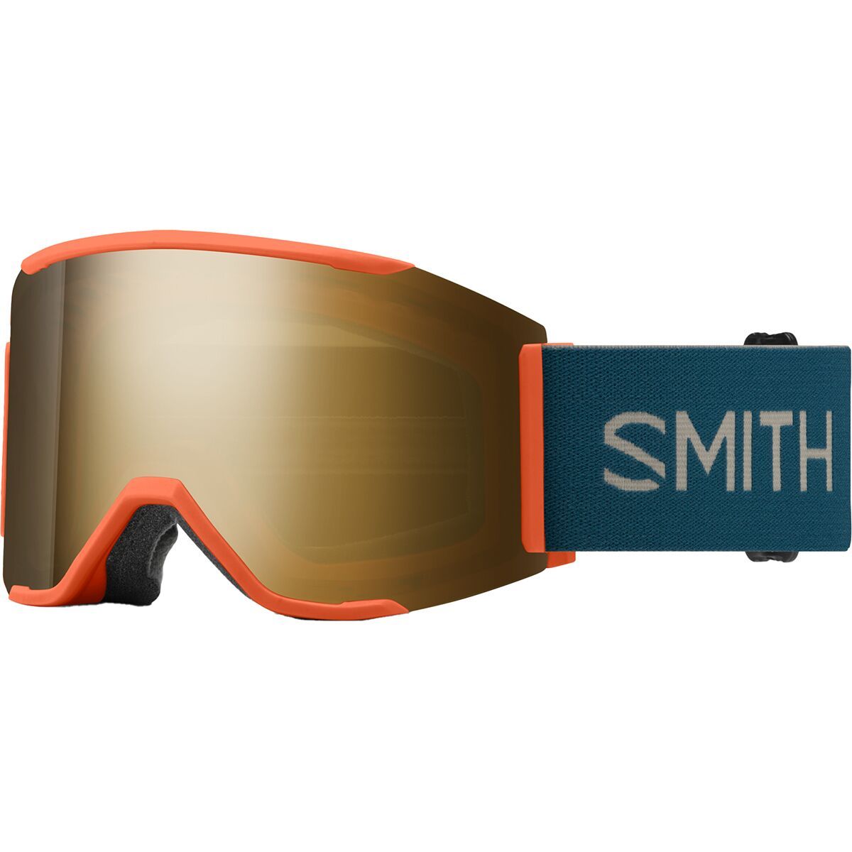 Image of Smith Squad MAG Goggles Rust/ChromaPop Sun Black Gold Mirror, One Size