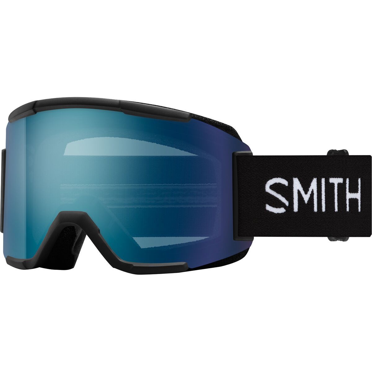 Image of Smith Squad Goggles Black/ChromaPop Everyday Blue Mirror, One Size