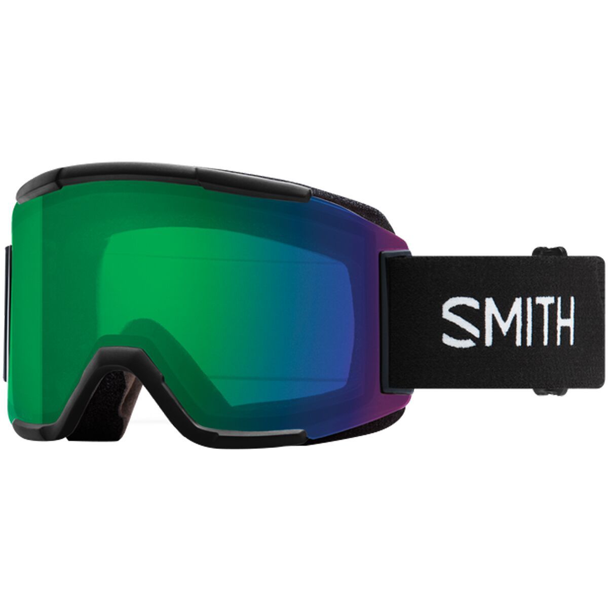 Smith Squad Goggles Black/ChromaPop Everyday Green Mirror, One Size