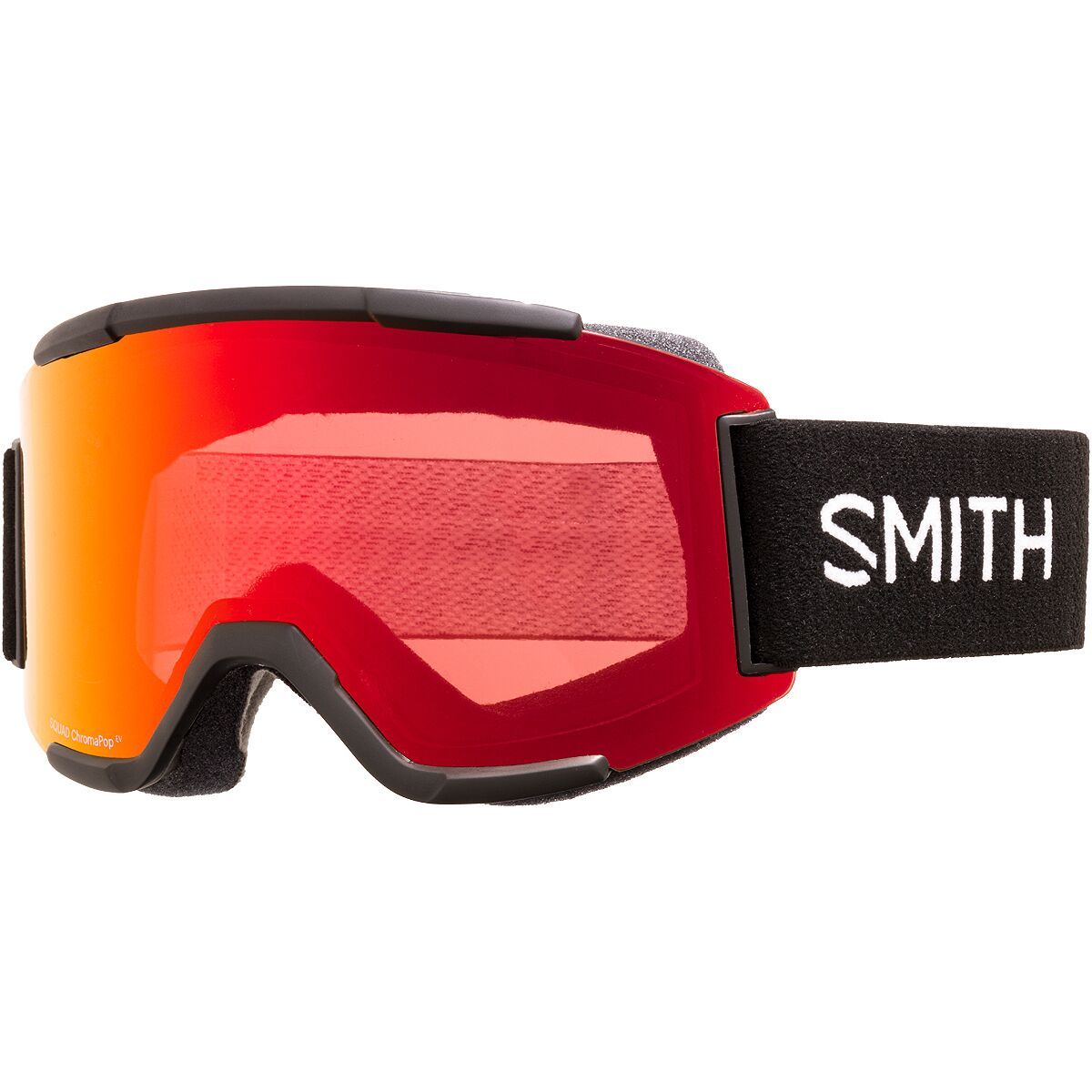 Image of Smith Squad Goggles Black/ChromaPop Everyday Red Mirror, One Size