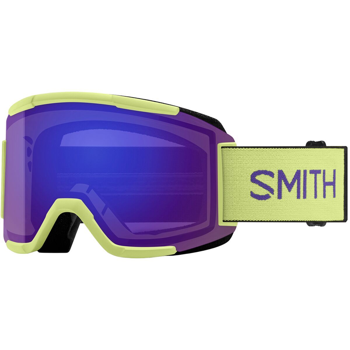 Image of Smith Squad Goggles Serpentine/ChrPop Everyday Violet Mir, One Size