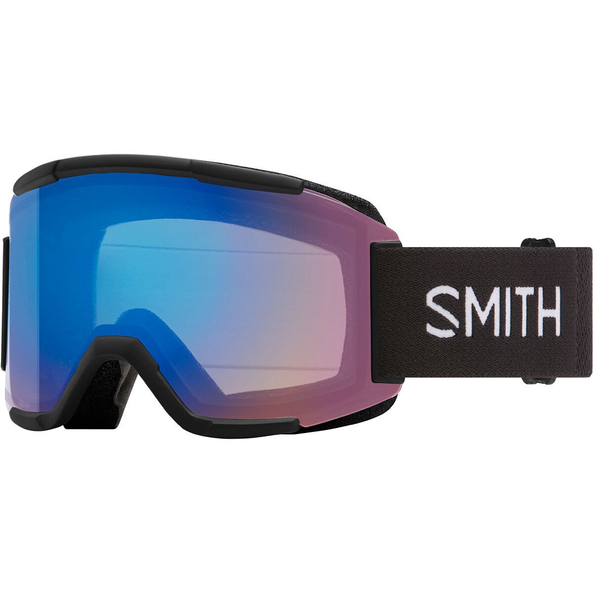 Image of Smith Squad Goggles Black/ChromaPop Storm Rose Flash, One Size