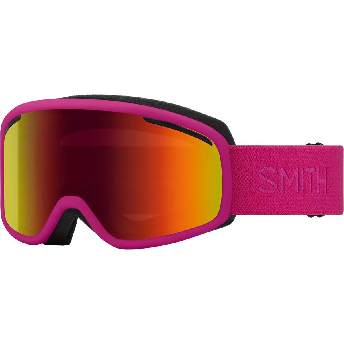 Smith Vogue Goggles Fuschia/Red Sol-X Mirror, One Size