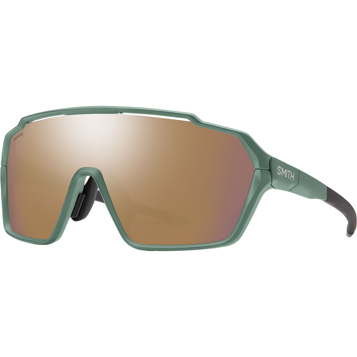 Image of Smith Shift MAG ChromaPop Sunglasses Apline Green/ChromaPop Rose Gold Mirror, One Size