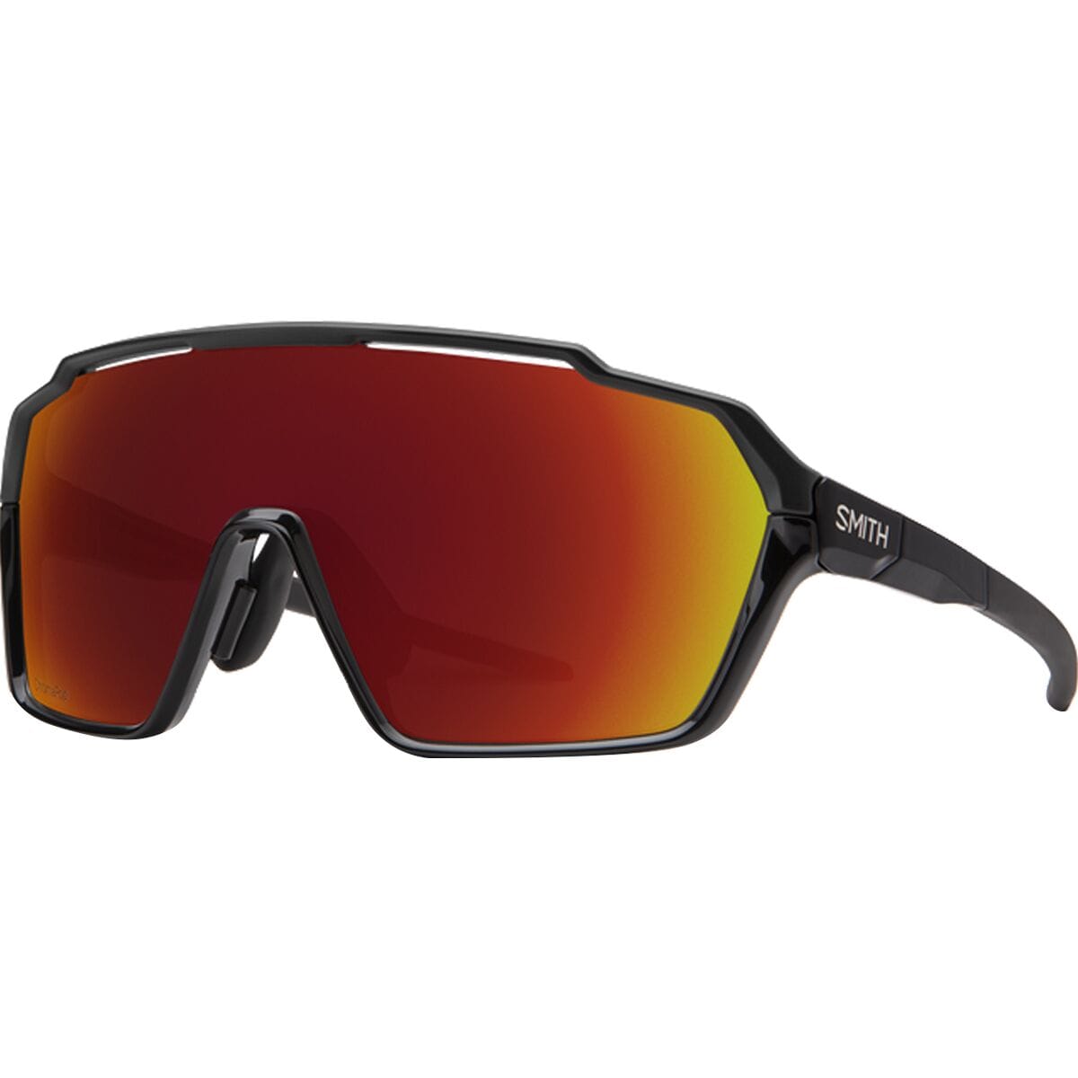 Image of Smith Shift MAG ChromaPop Sunglasses Black/ChromaPop Red Mirror, One Size