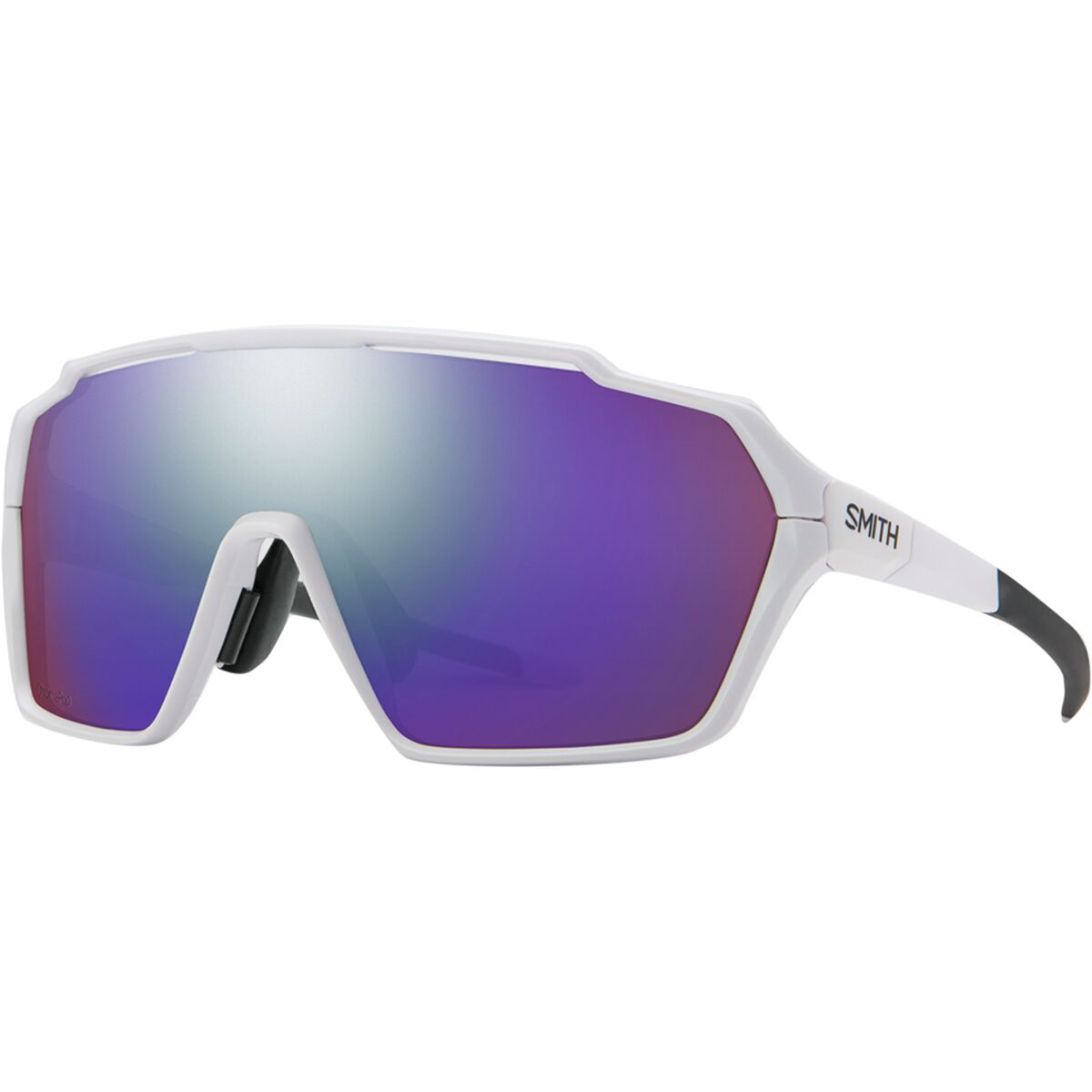 Image of Smith Shift MAG ChromaPop Sunglasses White/ChromaPop Violet Mirror, One Size