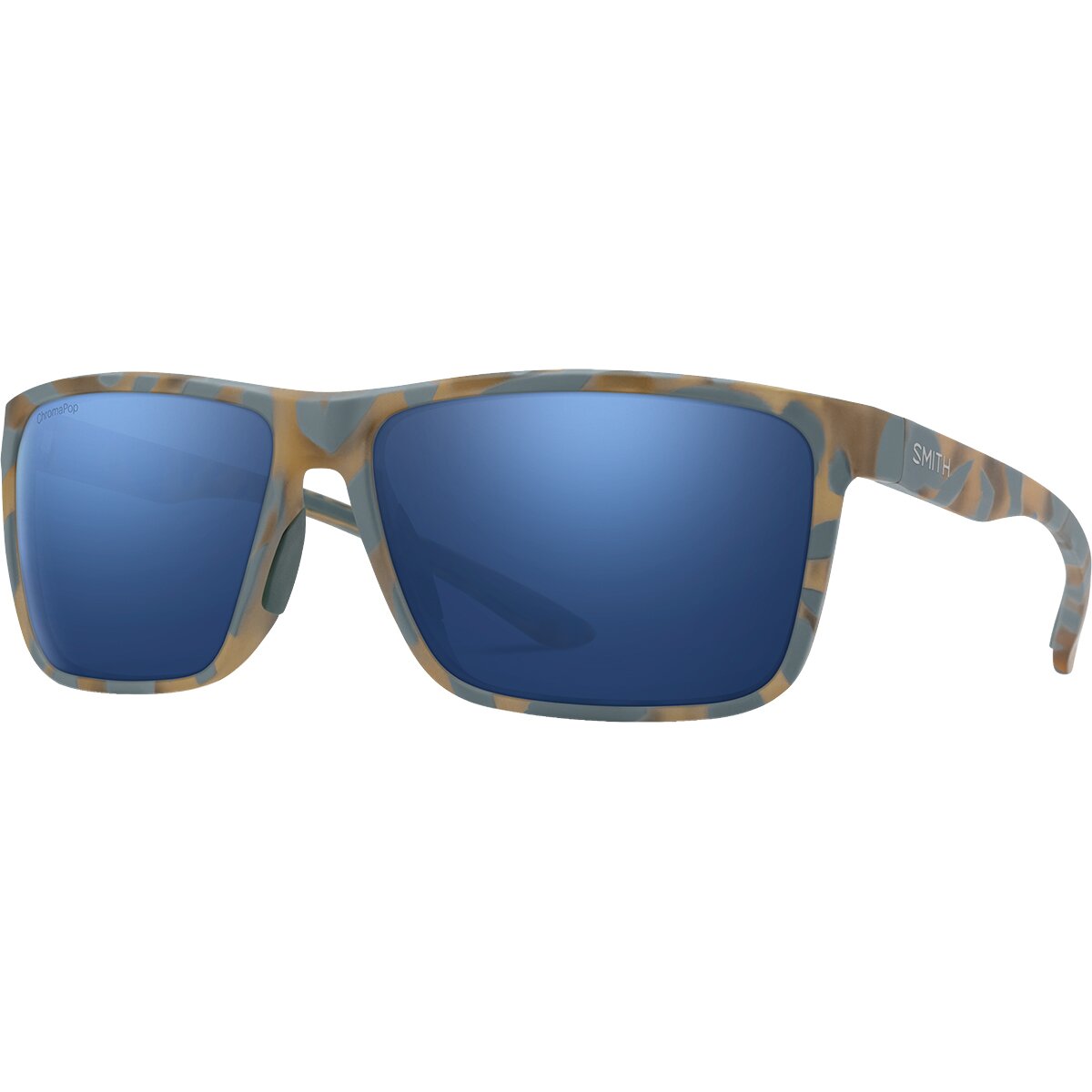 Image of Smith Riptide ChromaPop Polarized Sunglasses Matte Flint/Tarmac Tortoise, One Size
