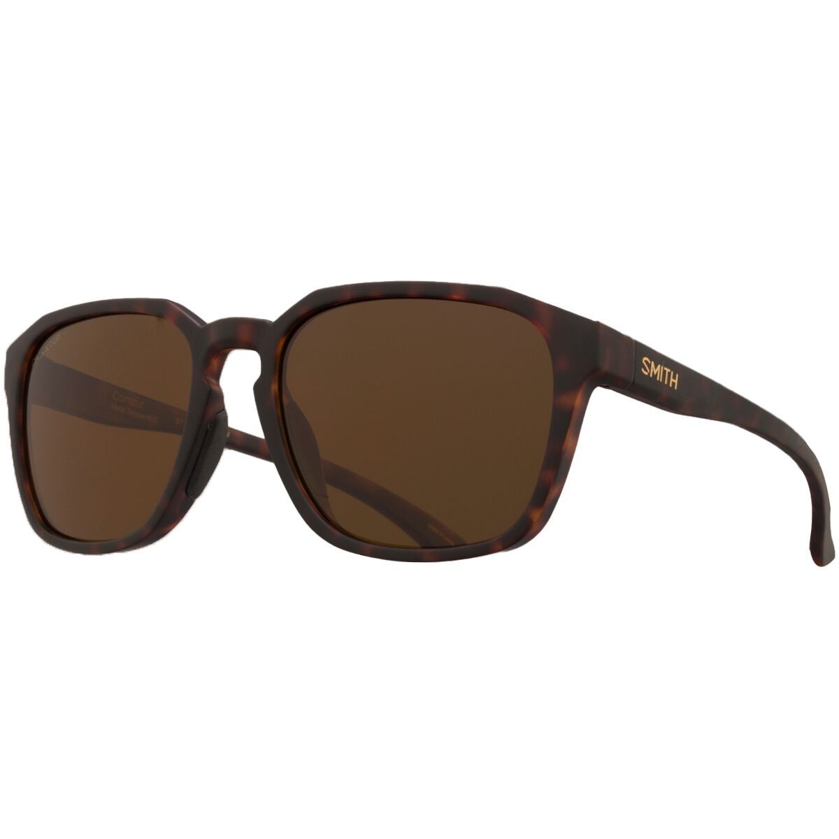 Smith Contour ChromaPop Polarized Sunglasses Matte Tortoise/ChromaPop Polarized Brown, One Size