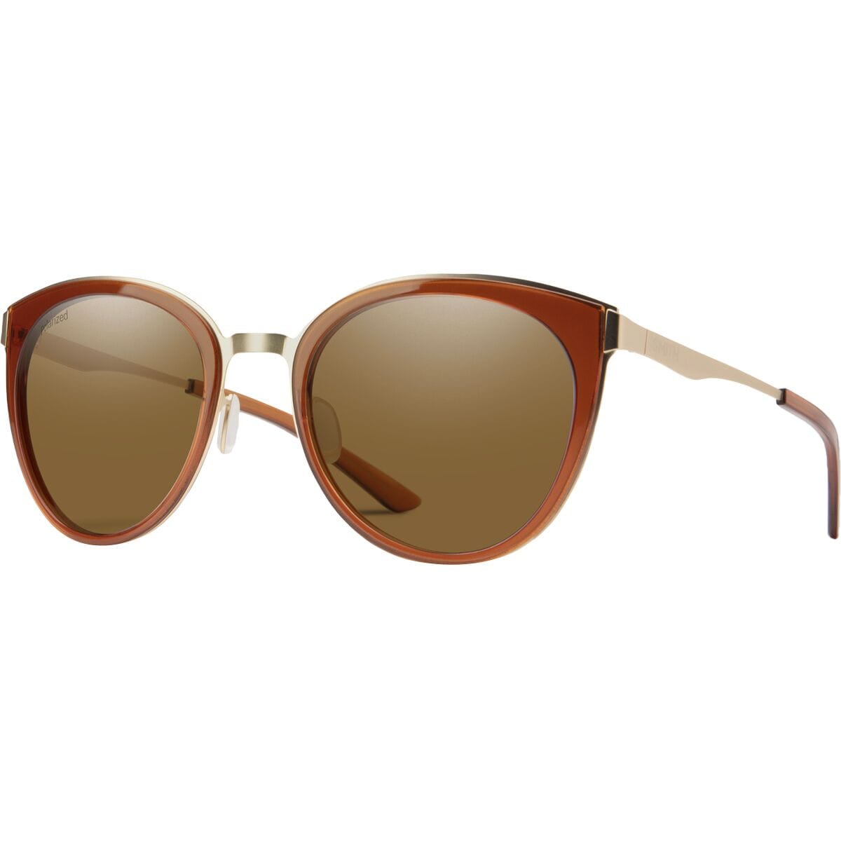 Image of Smith Somerset Polarized Sunglasses Amber/Polarized Brown, One Size