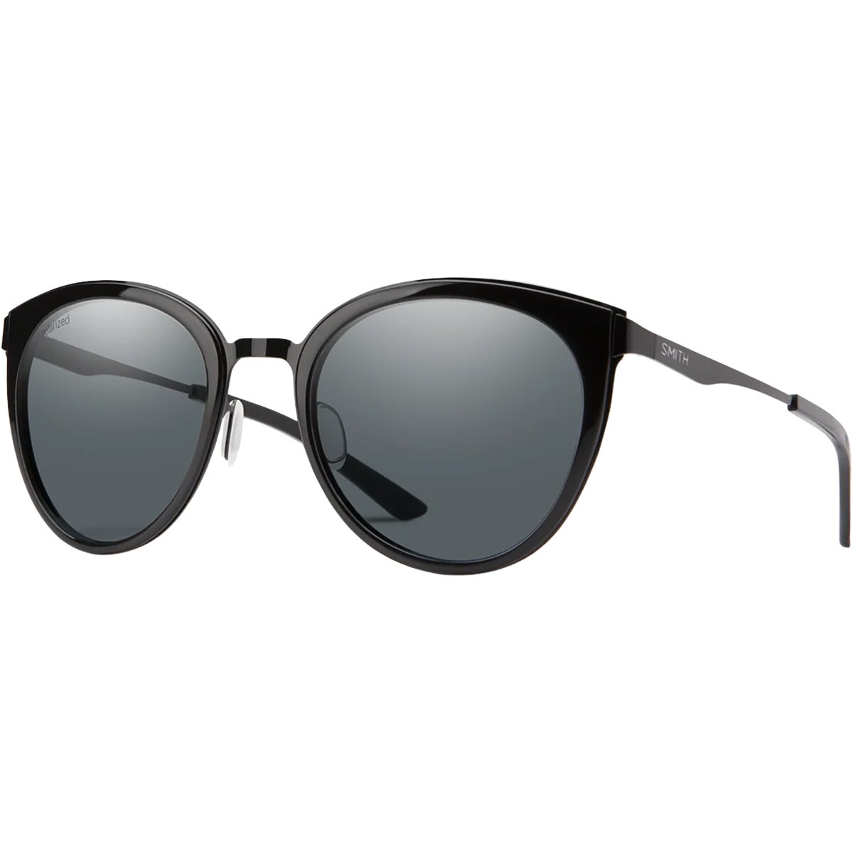Image of Smith Somerset Polarized Sunglasses Black/Polarized Gray, One Size