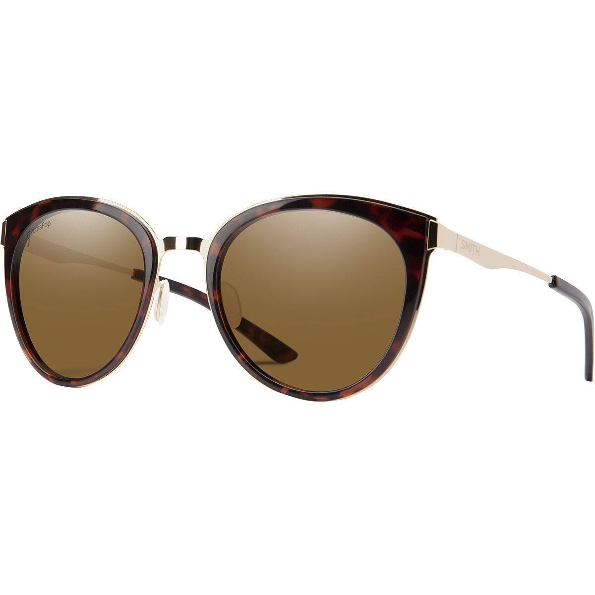 Image of Smith Somerset Polarized Sunglasses Tortoise/ChromaPop Polarized Brown, One Size