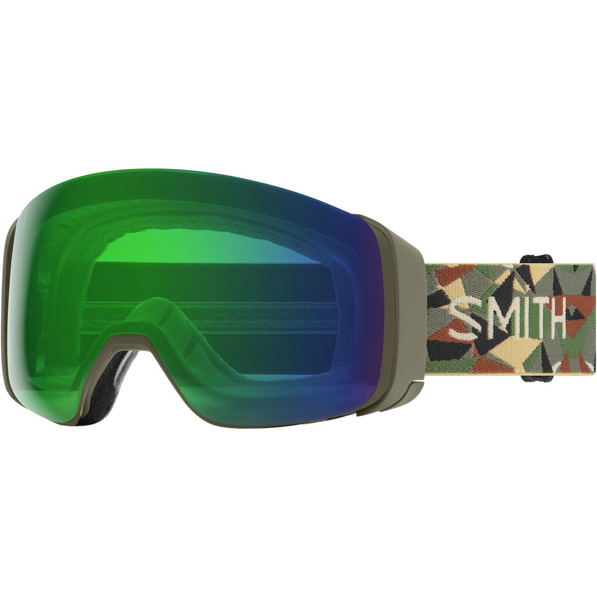Smith 4D Mag Asian Fit Goggles Alder Geo Camo, One Size