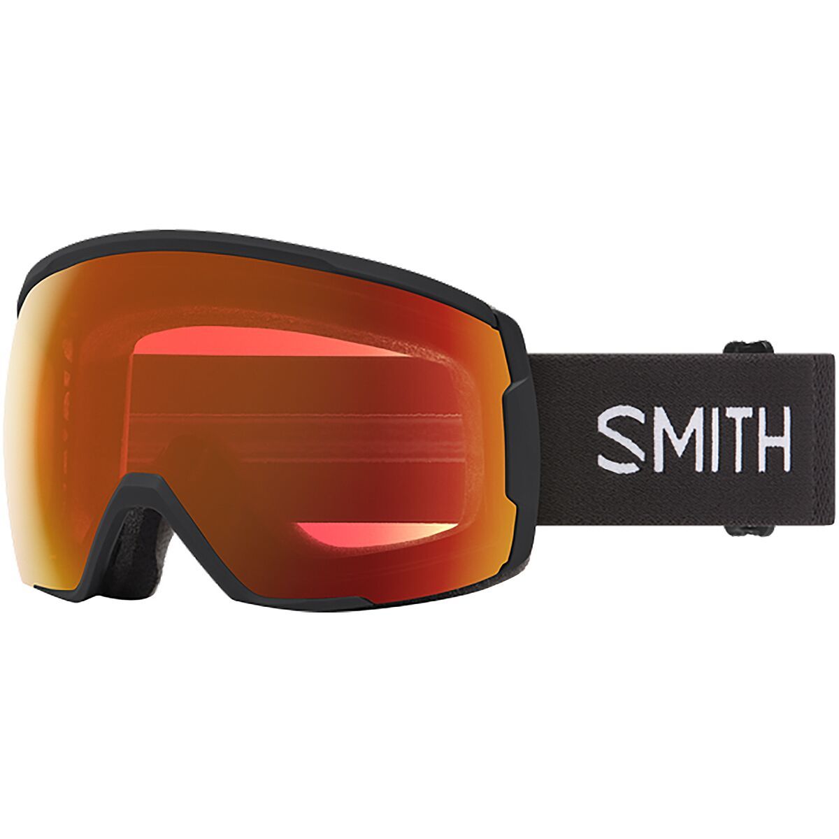 Image of Smith Proxy Goggles Black/ChromaPop Everyday Red Mirror, One Size