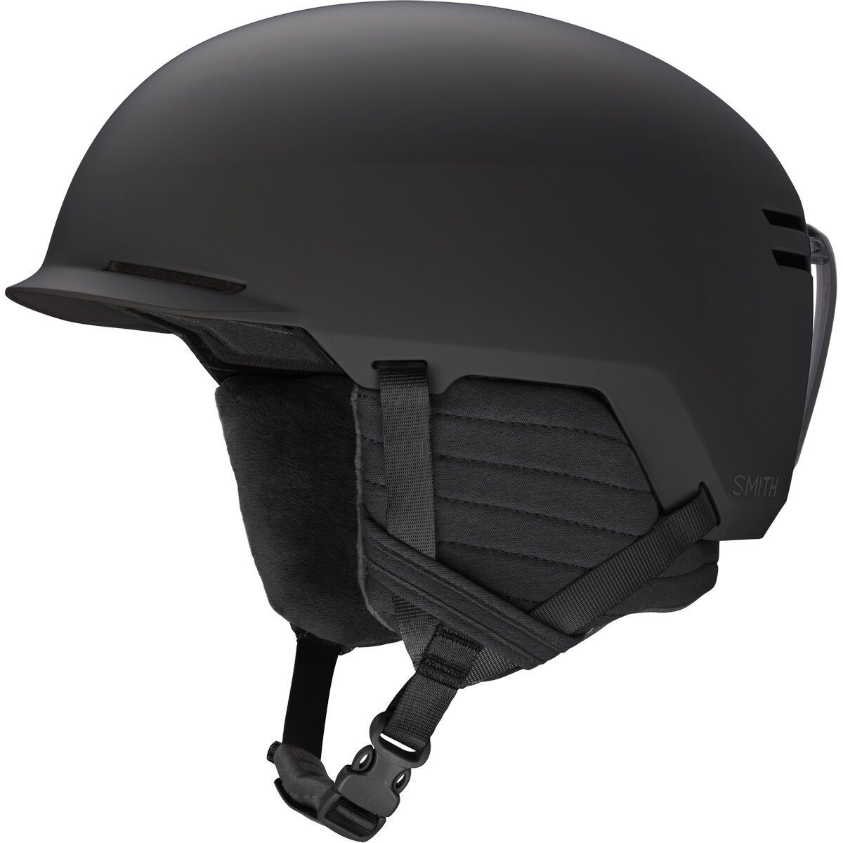 Image of Smith Scout Round Contour Fit Helmet Matte Black, M
