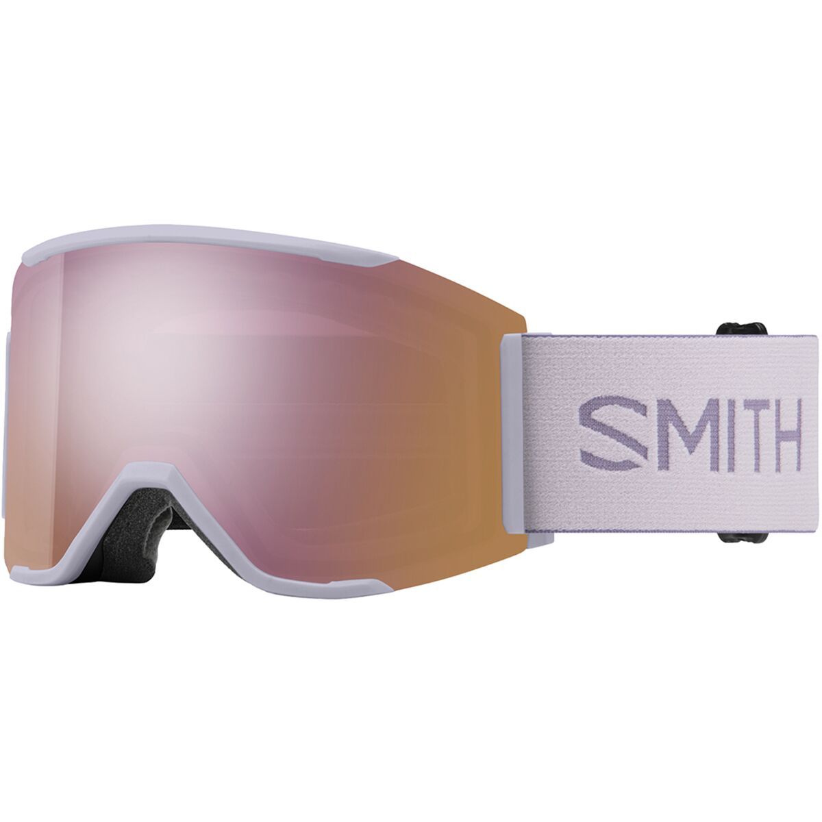 Image of Smith Squad MAG Low Bridge Fit Goggles Lunar Fog/ChrPop Evryday Rose Gold, One Size
