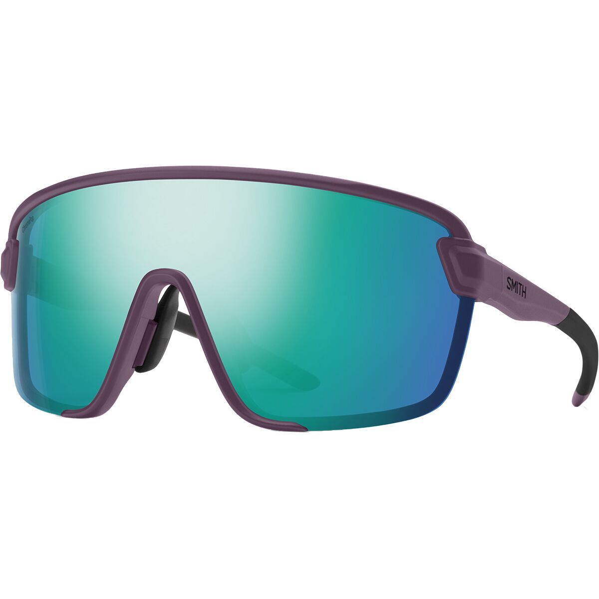 Smith Bobcat ChromaPop Sunglasses Matte Amethyst/ChromaPop Opal Mirror, One Size