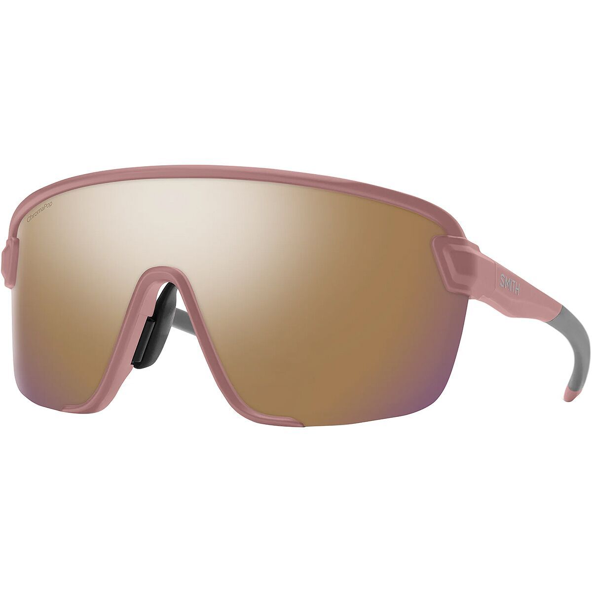 Image of Smith Bobcat ChromaPop Sunglasses Matt Chalk Rose/ChromPop Rose Gold Mir, One Size