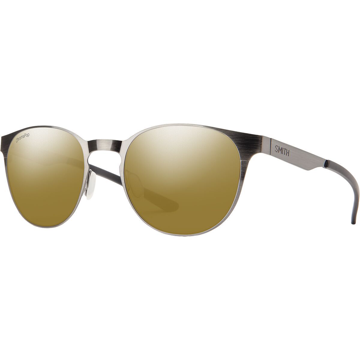 Image of Smith Eastbank Metal ChromaPop Polarized Sunglasses Brushed Gunmetal, One Size