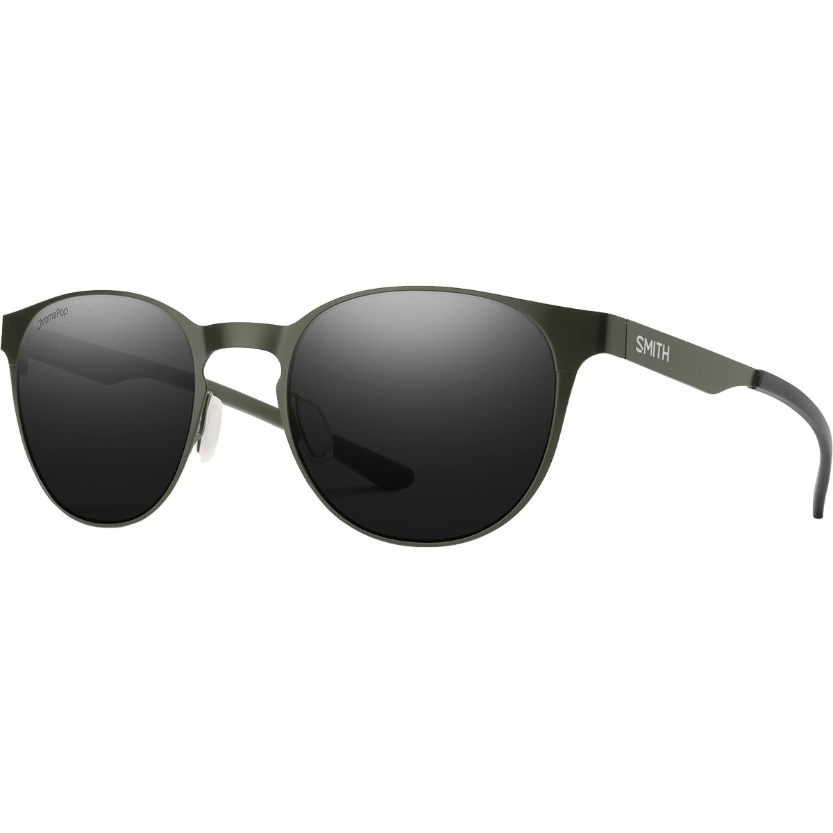 Image of Smith Eastbank Metal ChromaPop Polarized Sunglasses Matte Moss/ChromaPop Polar Black, One Size