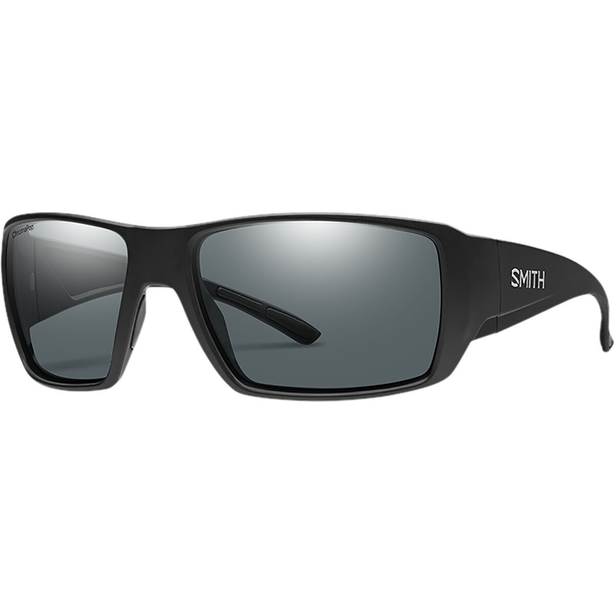 Image of Smith Guide's Choice XL ChromaPop Polarized Sunglasses Matte Black, One Size