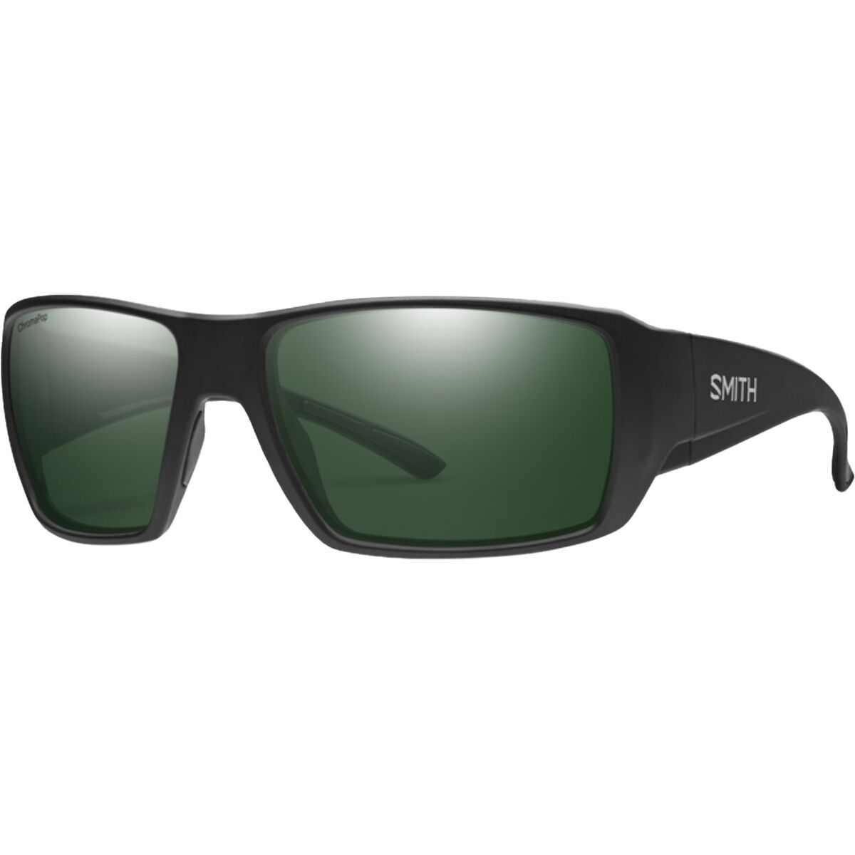 Image of Smith Guide's Choice XL ChromaPop Polarized Sunglasses Matte Black, One Size